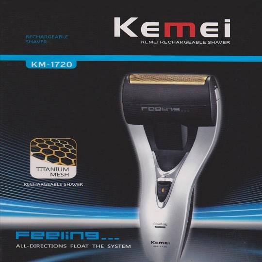 Kemei KM1720 Rechargeable Shaver 