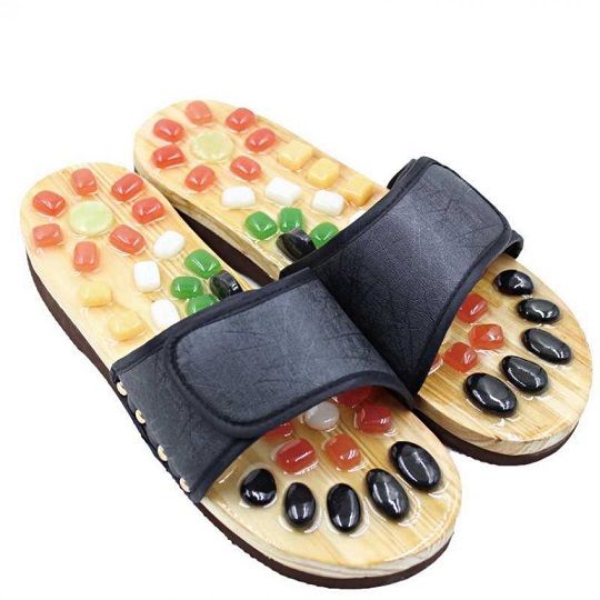 Stone massage health slippers