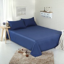 Bedsheet Twill Cotton Blue( king size )